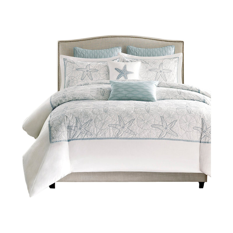 Harbor House Maya Bay Coastal Cotton Duvet Cover Set & Reviews Wayfair